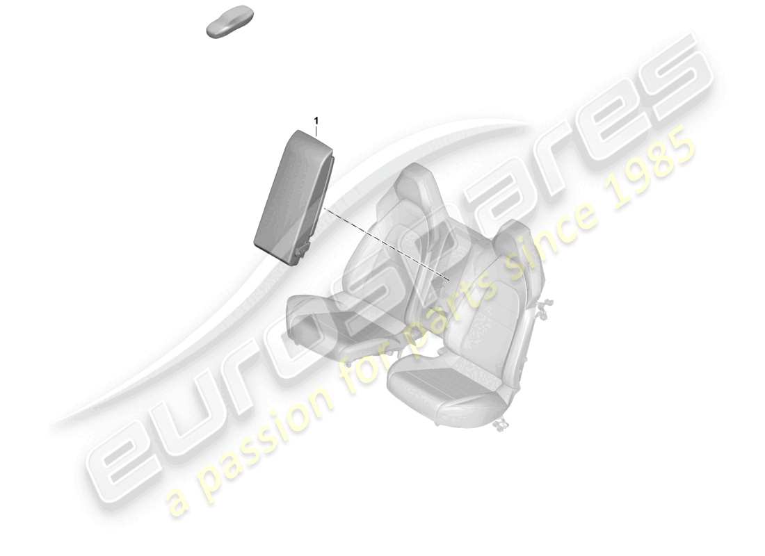 porsche 2024 (panamera 976) mittelarmlehne (komplett) ersatzteilzeichnung
