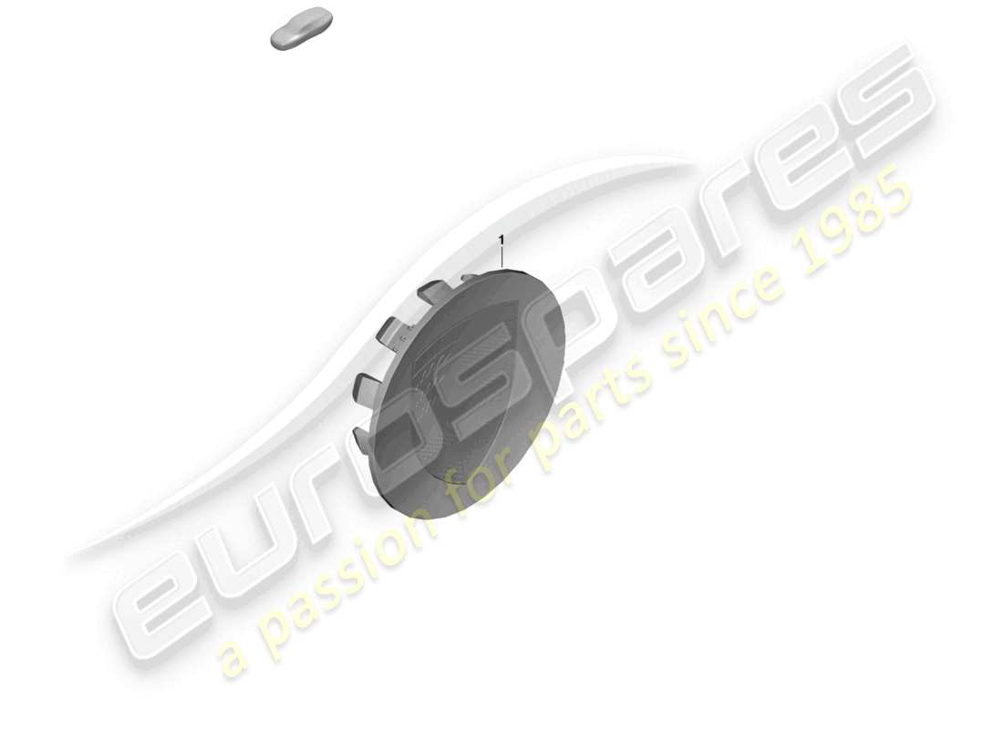 porsche 2025 (panamera 976) radkappe porsche wappen rhodium teilediagramm