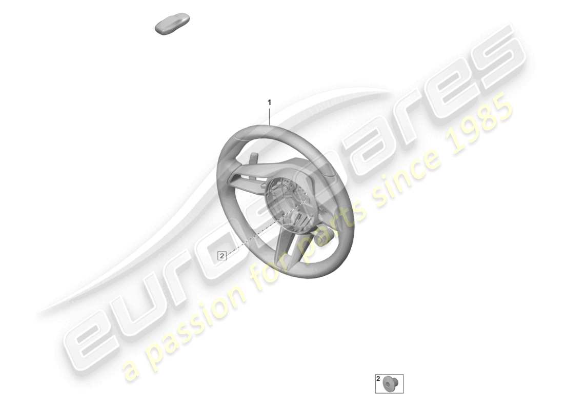 porsche 2021 (taycan 9j1-1) multi-sportlenkrad (race-tex) (carbon-version) ersatzteilzeichnung