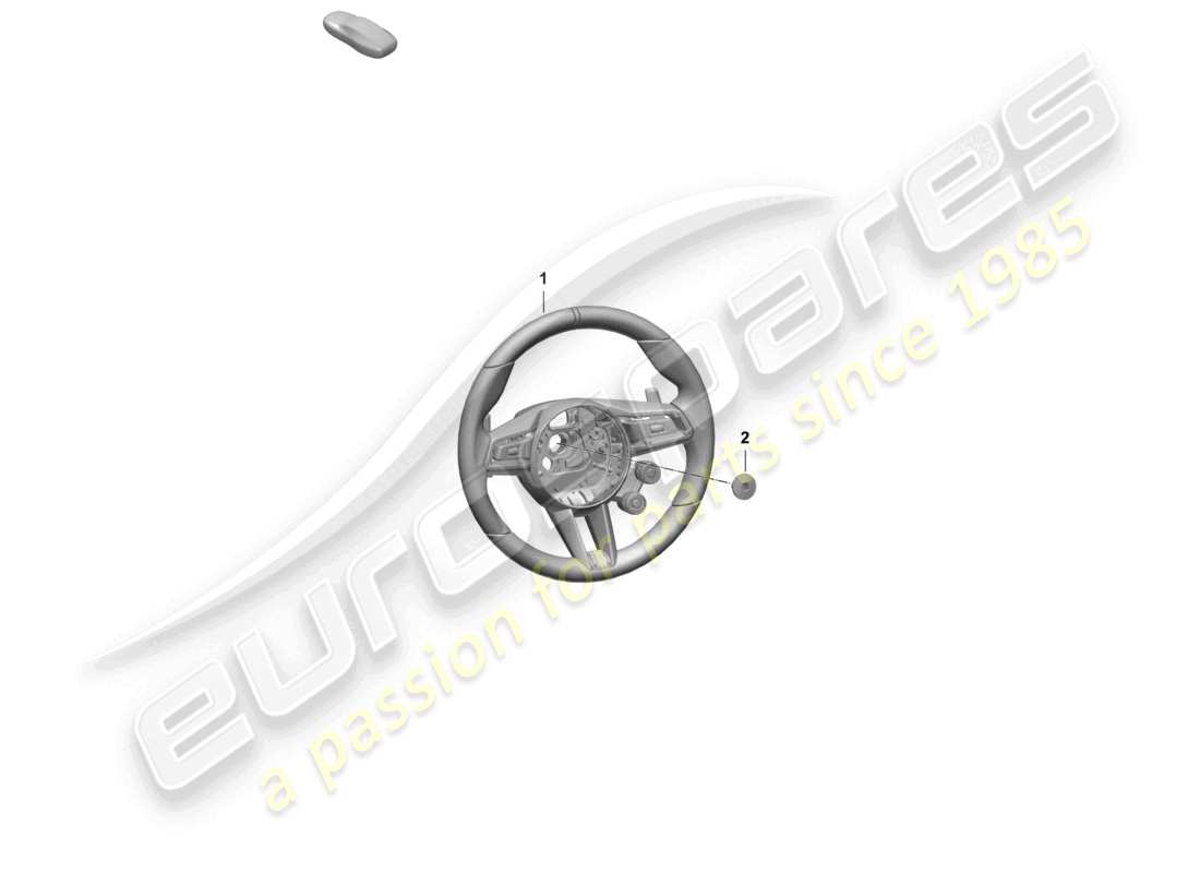 porsche 2026 (taycan 9j1-2) multi-sportlenkrad (race-tex) (carbon-version) ersatzteilzeichnung