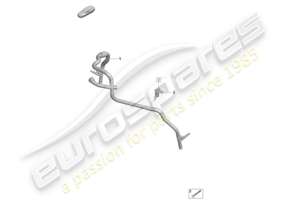 porsche 2023 (992-1 gt3/rs/st) kurbelgehäuseentlüftung entlüftungsleitung teileübersicht