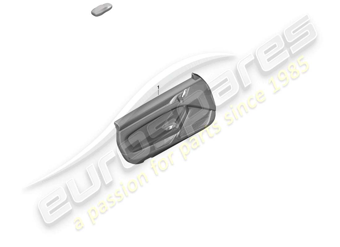 porsche 2023 (992-1 gt3/rs/st) türverkleidung für fahrzeuge mit lederausstattung armlehne (leder) ersatzteilzeichnung