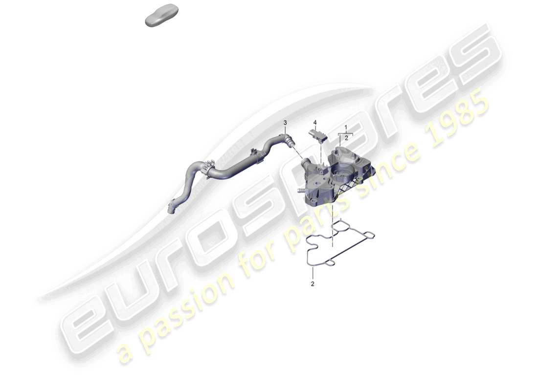 porsche 2025 (cayenne e3 pa) entlüftung für zylinderblock-ölabscheider teilediagramm