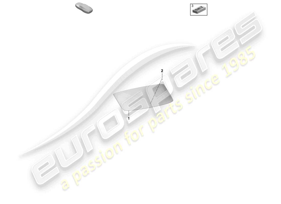 porsche 2024 (macan-e) heckscheibe teilediagramm