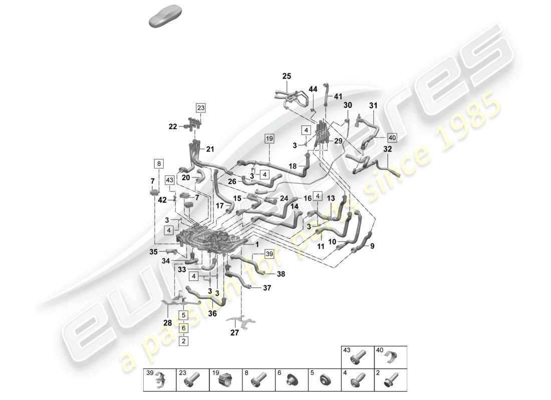 teilediagramm mit der teilenummer 95860662320