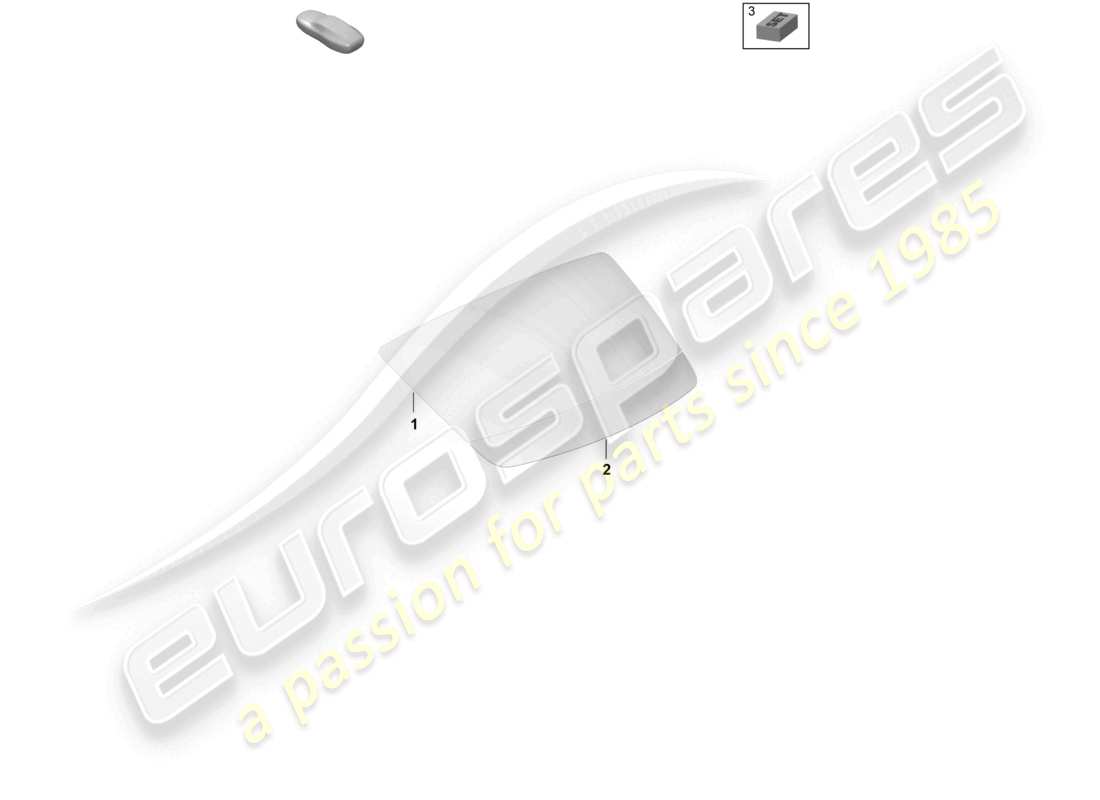 porsche 2025 (taycan 9j1-2) heckscheibe teilediagramm