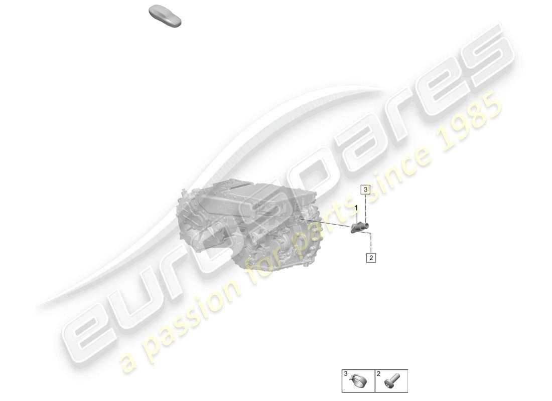 porsche 2025 (macan-e) fahrmotor für elektroantrieb macan turbo kühlmittelkühlung hinterachse teilediagramm