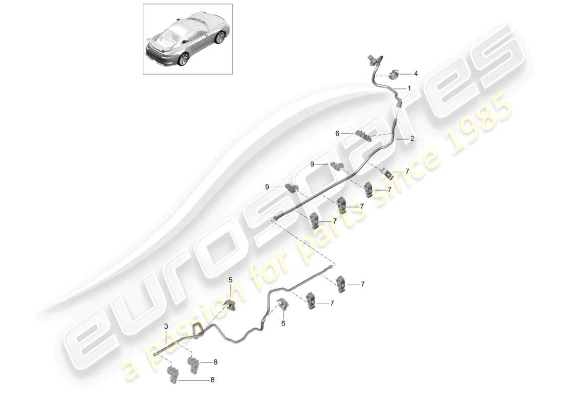porsche 2021 (991-2 r/gt3/rs) vakuumleitung d >>- mj 2017 ersatzteildiagramm