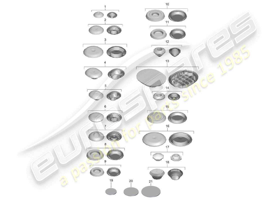 porsche 2024 (718 boxster) bungs-teilediagramm