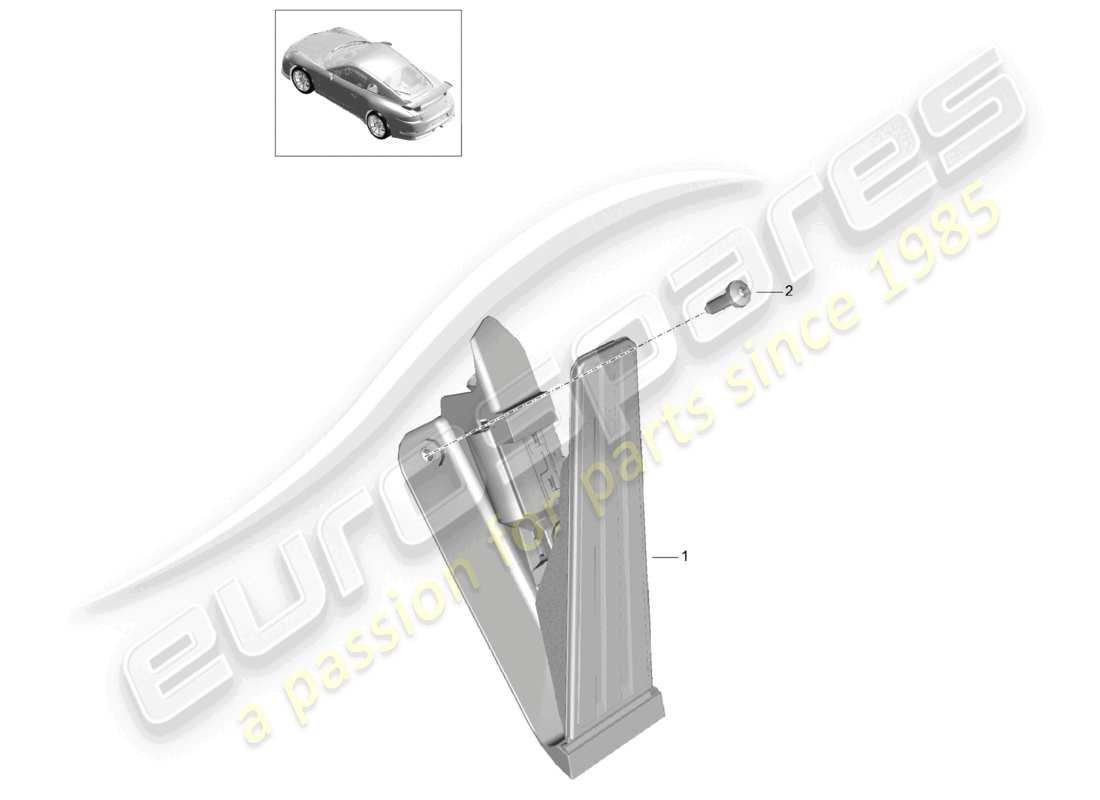 porsche 2021 (991-2 r/gt3/rs) brems- und gashebel, mechanische drosselklappensteuerung d >>- mj 2017 ersatzteildiagramm