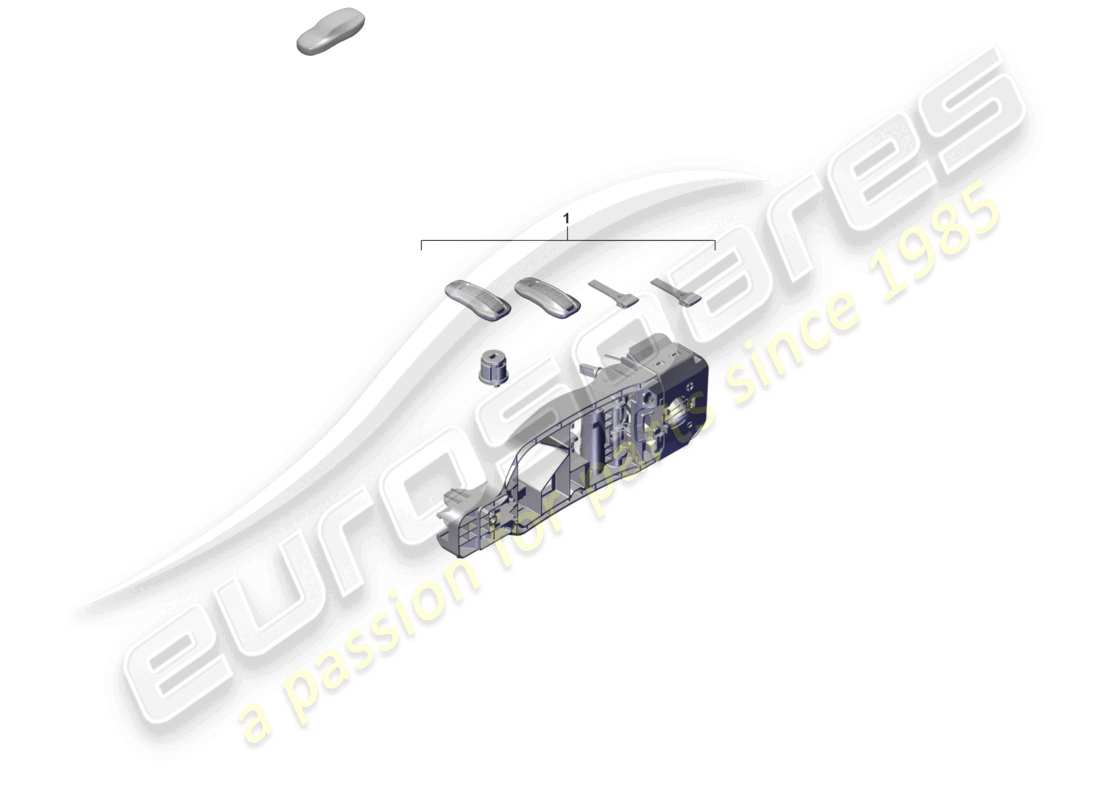 porsche 2024 (cayenne e3 pa) 1 satz schließzylinder teilediagramm