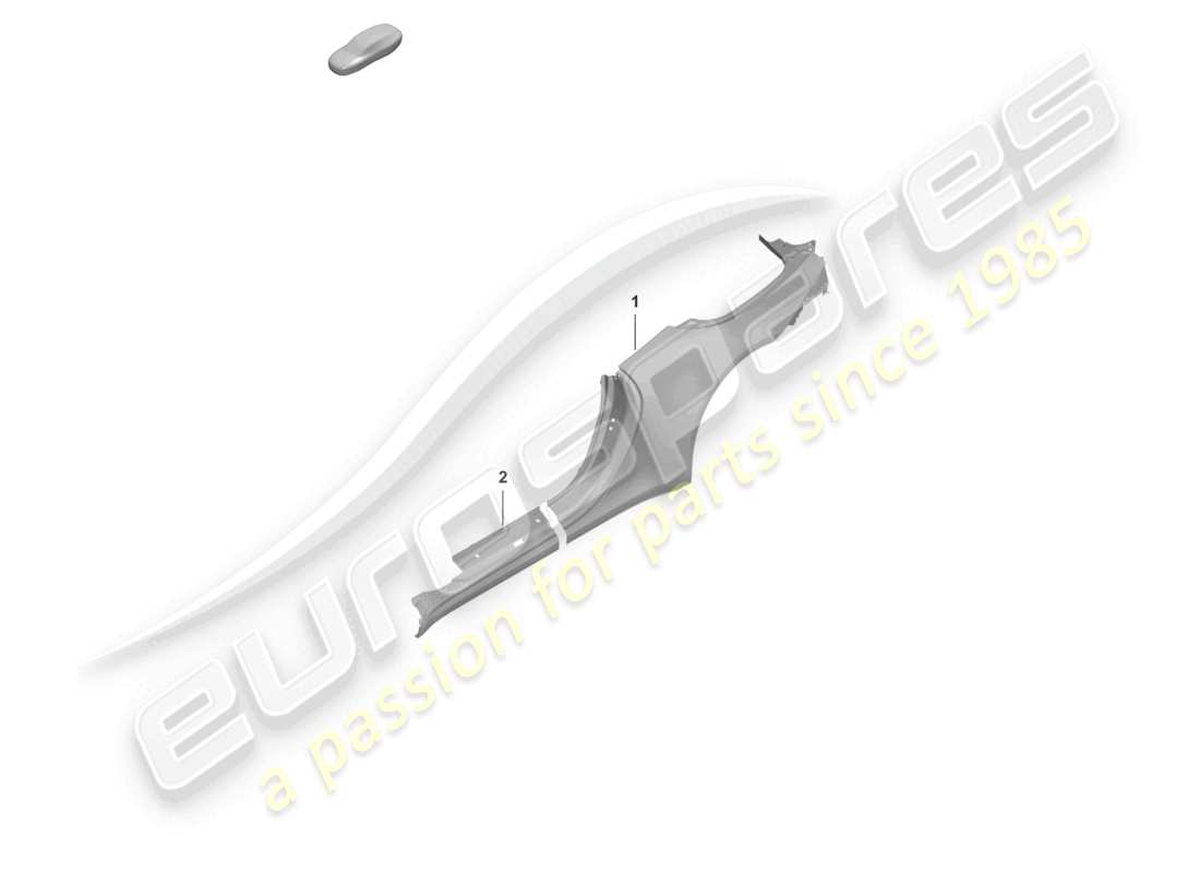 porsche 2023 (992-1) seitenteil cabriolet teilediagramm