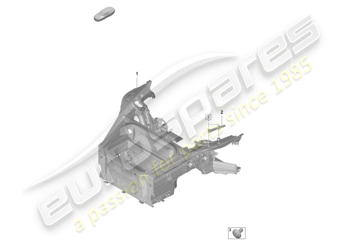 porsche 2026 (992-2 gt3/rs/st) frontend (komplett) teilediagramm