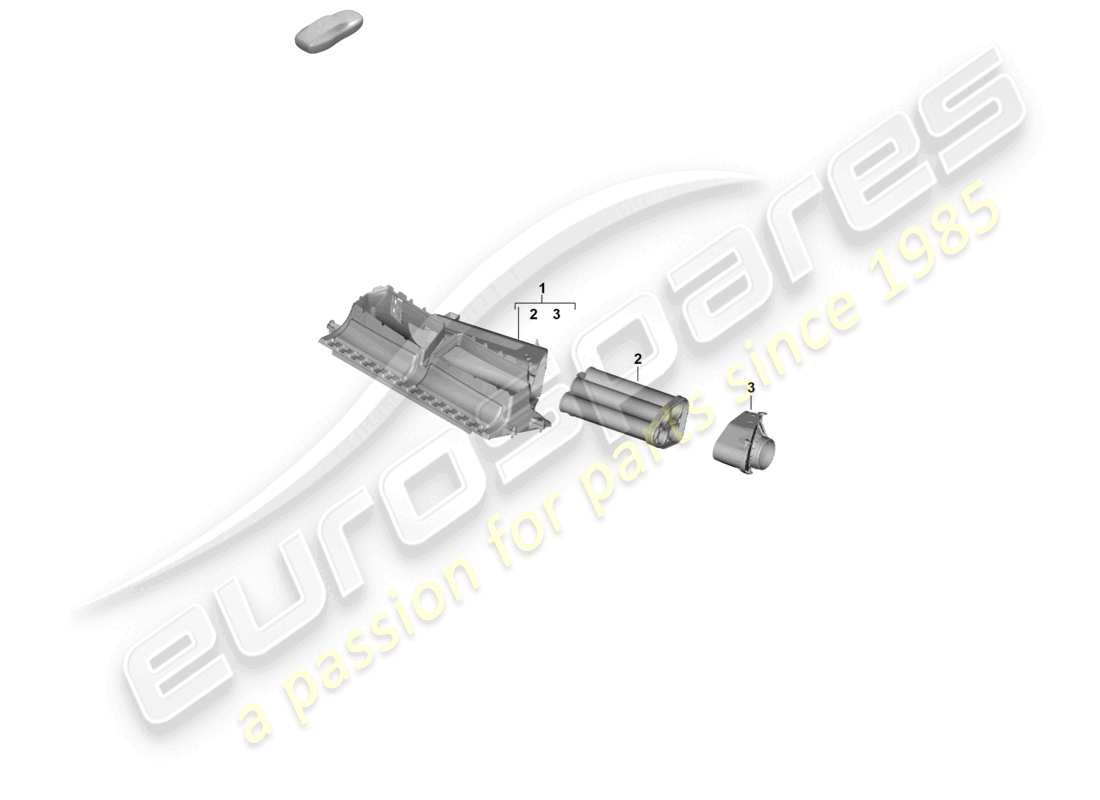 porsche 2024 (992-2) luftfilter pdm.992.129 teilediagramm