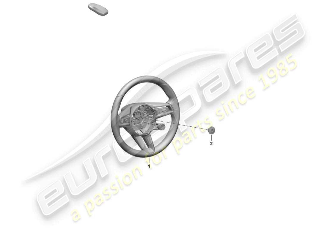 porsche 2025 (taycan 9j1-2) multifunktionslenkrad (race-tex) teilediagramm