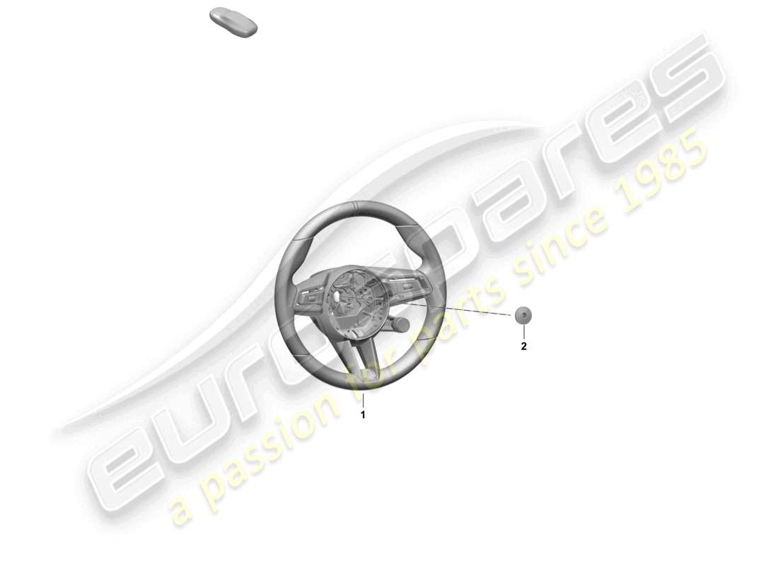porsche 2025 (macan-e) multifunkt. sportstrng-rad (leder) teilediagramm