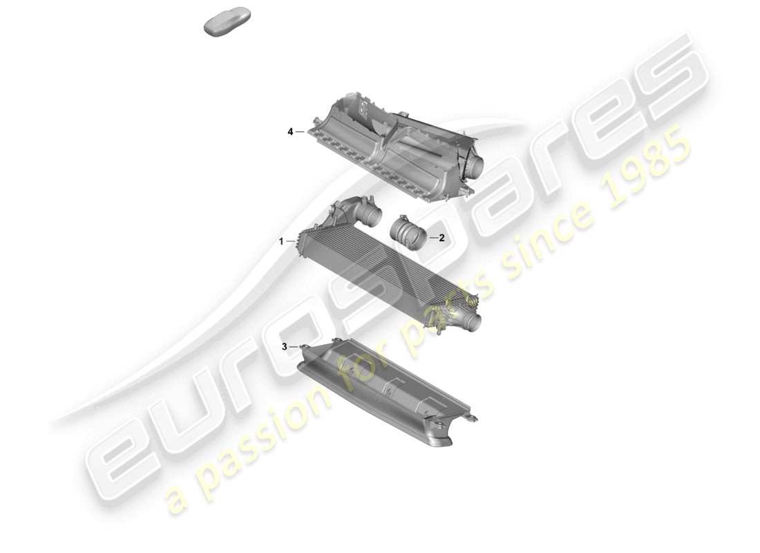 porsche 2024 (992-2) ladeluftkühler - teilediagramm