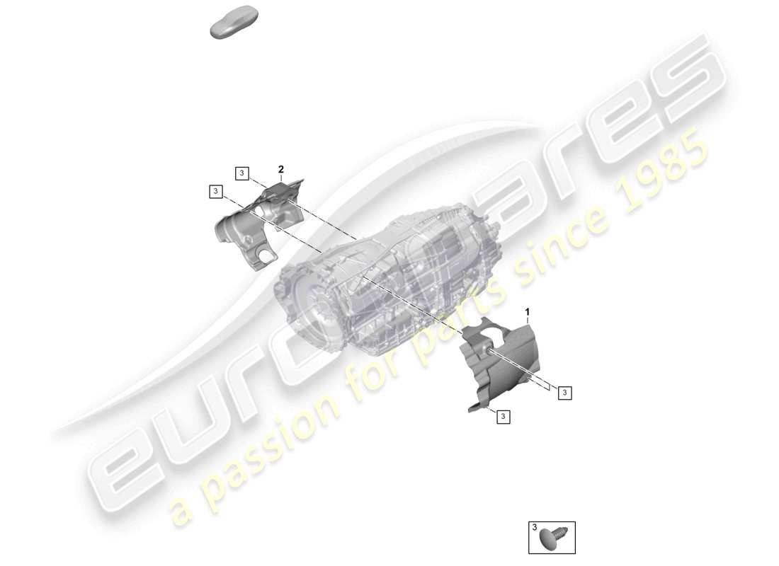 porsche 2024 (panamera 976) 8-speed doppelkupplungsgetriebe zubehör teilediagramm