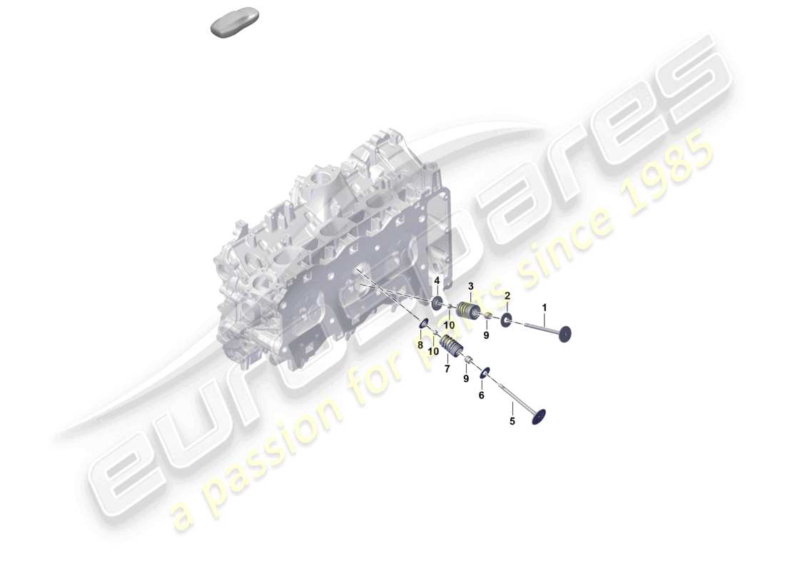 porsche 2024 (992-2) zylinderkopf einzelteile ventil teilediagramm