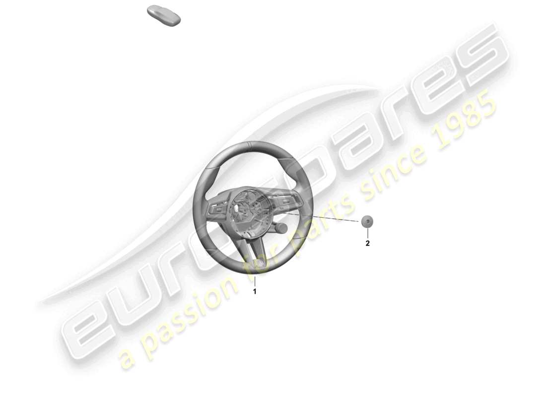 porsche 2025 (macan-e) multi-sportlenkrad (race-tex) turbo teilediagramm