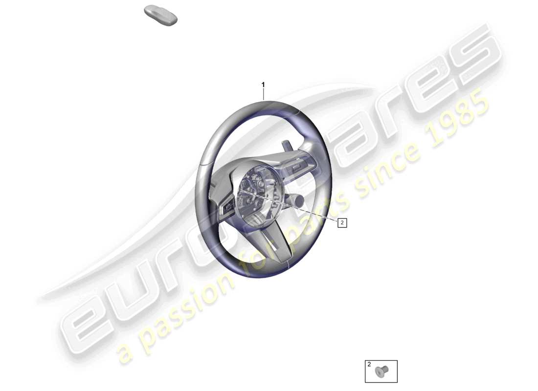 porsche 2025 (cayenne e3 pa) multifunktionslenkrad (leder) ersatzteildiagramm