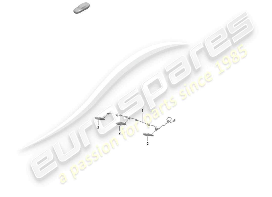 porsche 2025 (macan-e) elektrik rücksitz teilediagramm