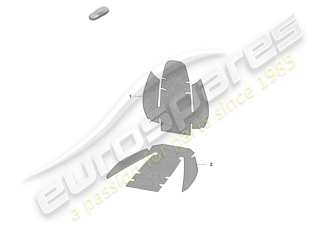 porsche 2022 (panamera 971-2) heizelement vordersitze rückenlehne sitzpolster teilediagramm