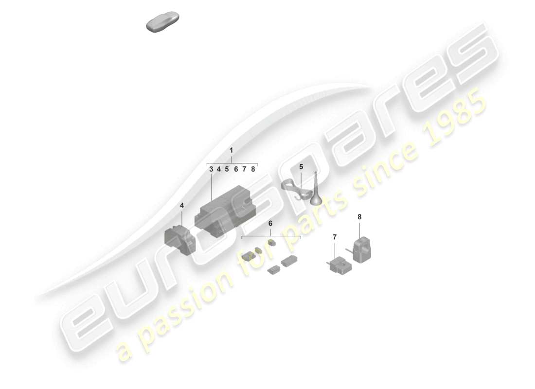 porsche 2023 (taycan 9j1-1) ladestation startseite energy manager (hem) teilediagramm