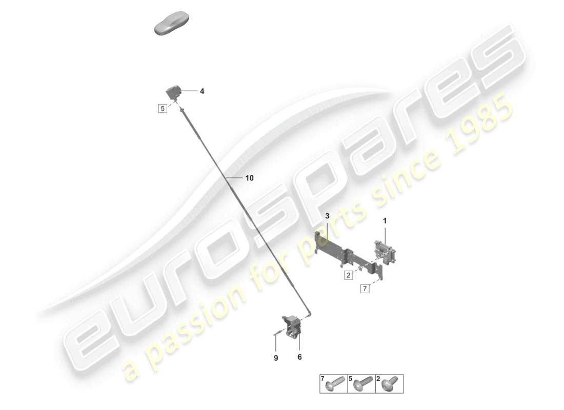 porsche 2023 (992-1 turbo / s) einzelteile für fahrzeuge mit nachtsichtsystem ersatzteilübersicht