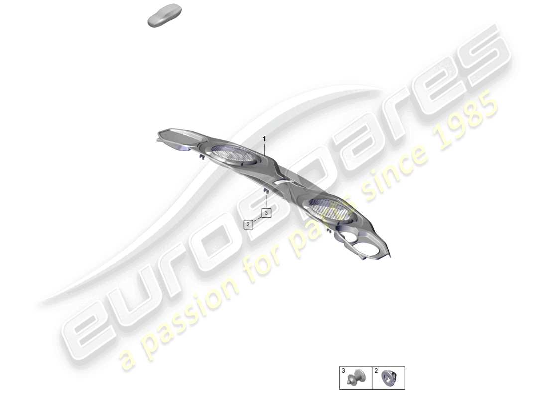 porsche 2025 (992-2 gt3/rs/st) motorabdeckung ersatzteildiagramm