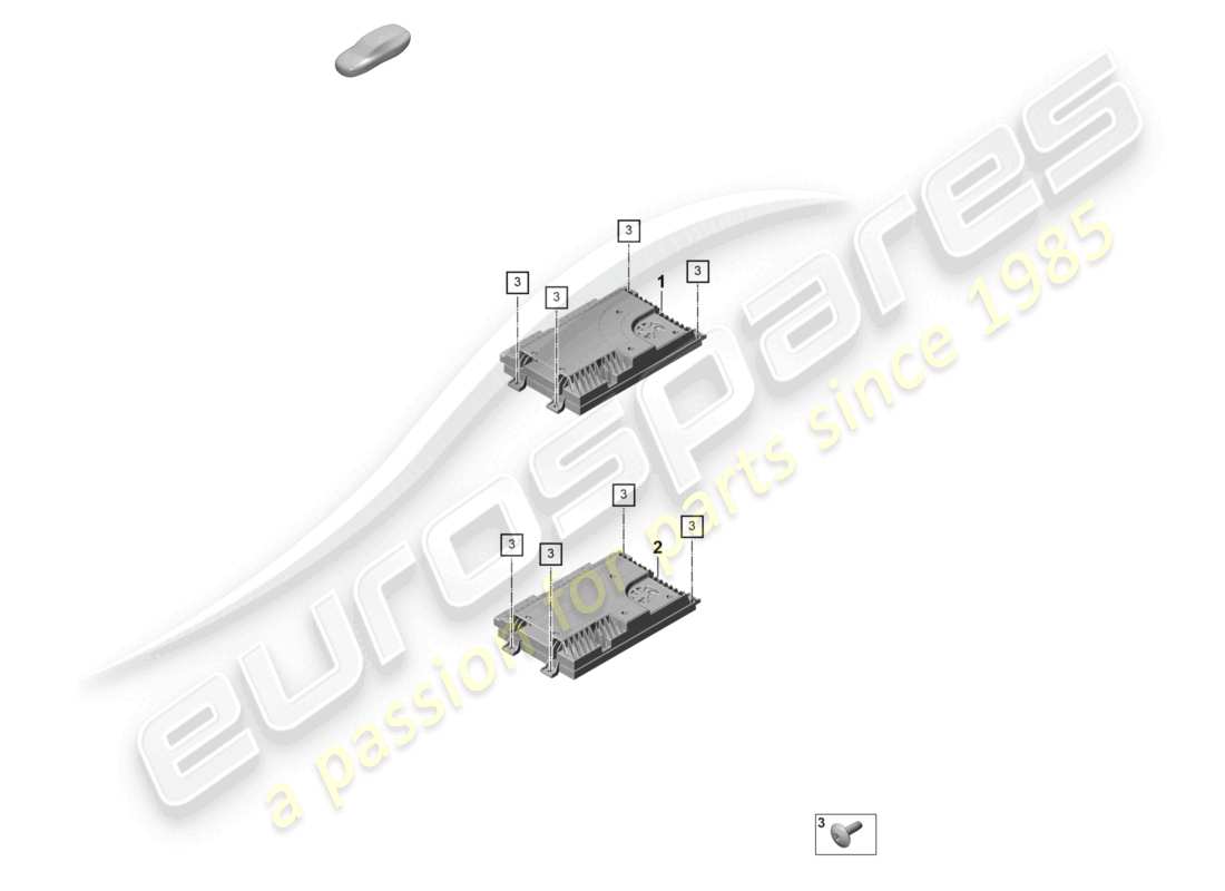 porsche 2022 (panamera 971-2) verstärker-teilediagramm