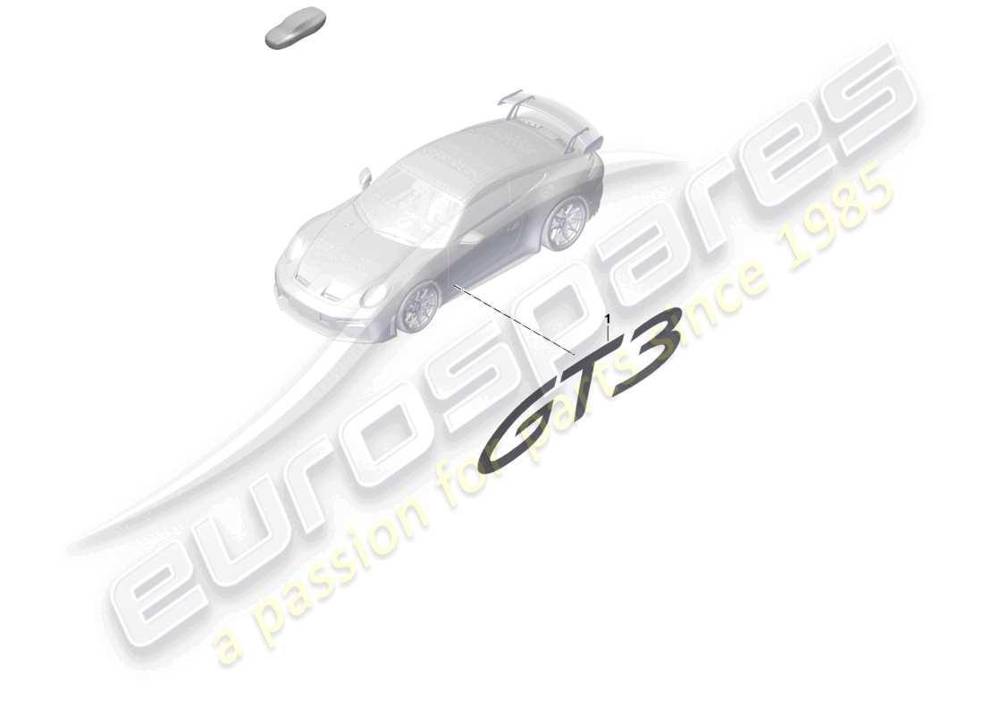 porsche 2026 (992-2 gt3) dekorfolie gt3 ersatzteilzeichnung