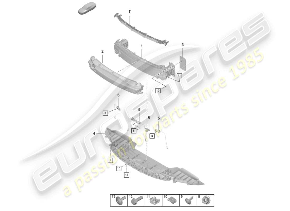 teilediagramm mit der teilenummer paa904190
