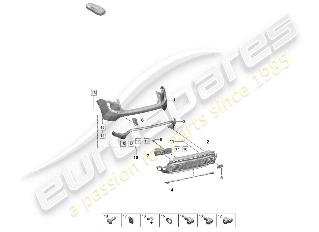 teilediagramm mit der teilenummer 95c807349