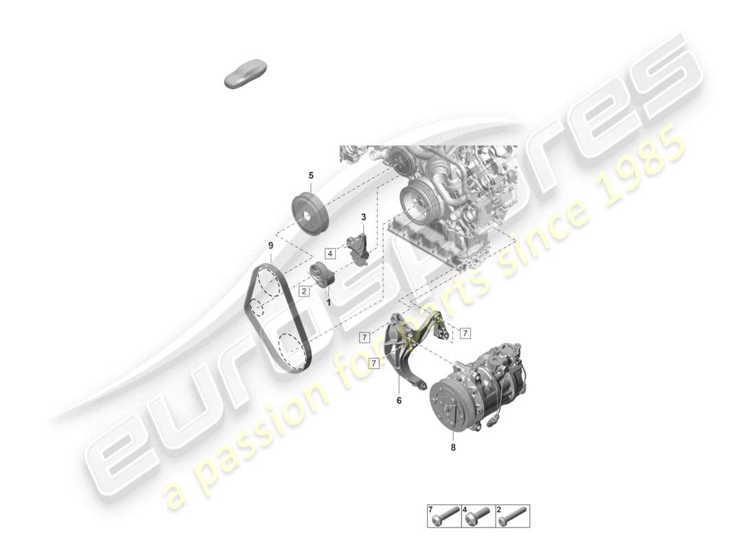 teilediagramm mit der teilenummer n91189401