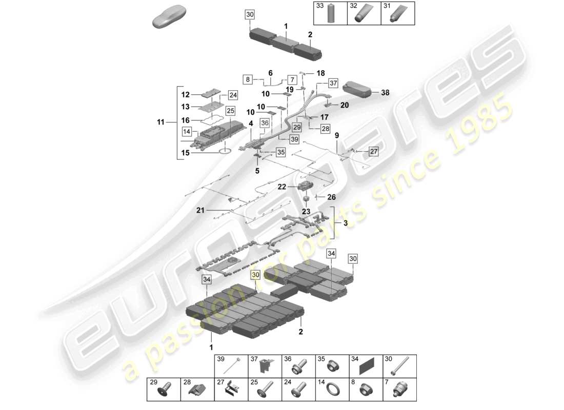 teilediagramm mit der teilenummer pad971906