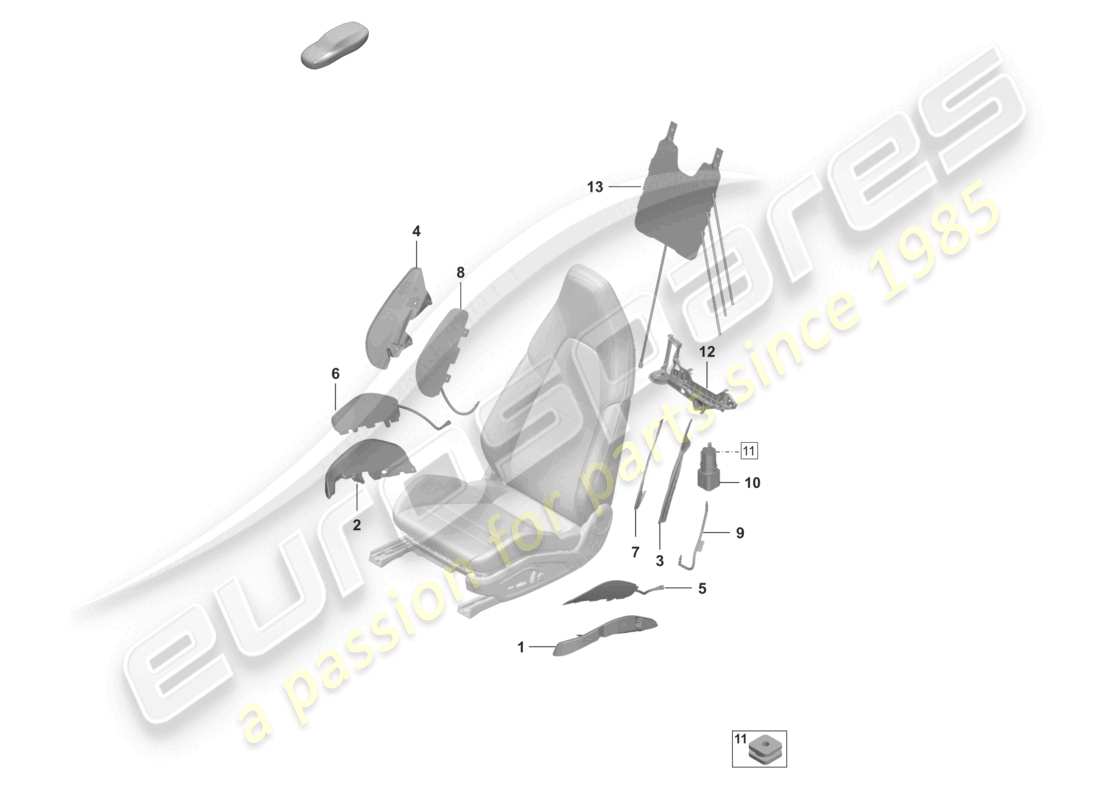 teilediagramm mit der teilenummer 992881710c