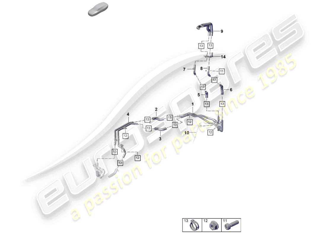 teilediagramm mit der teilenummer 9y0121611