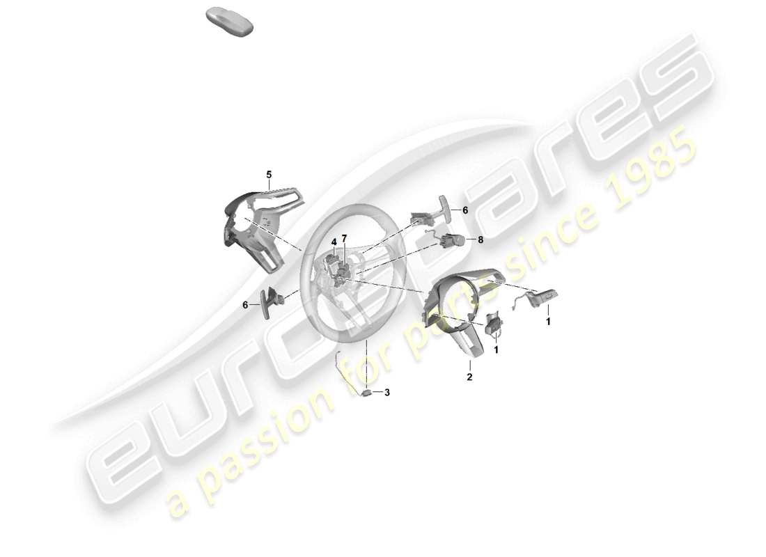 teilediagramm mit der teilenummer 992419732j ip1