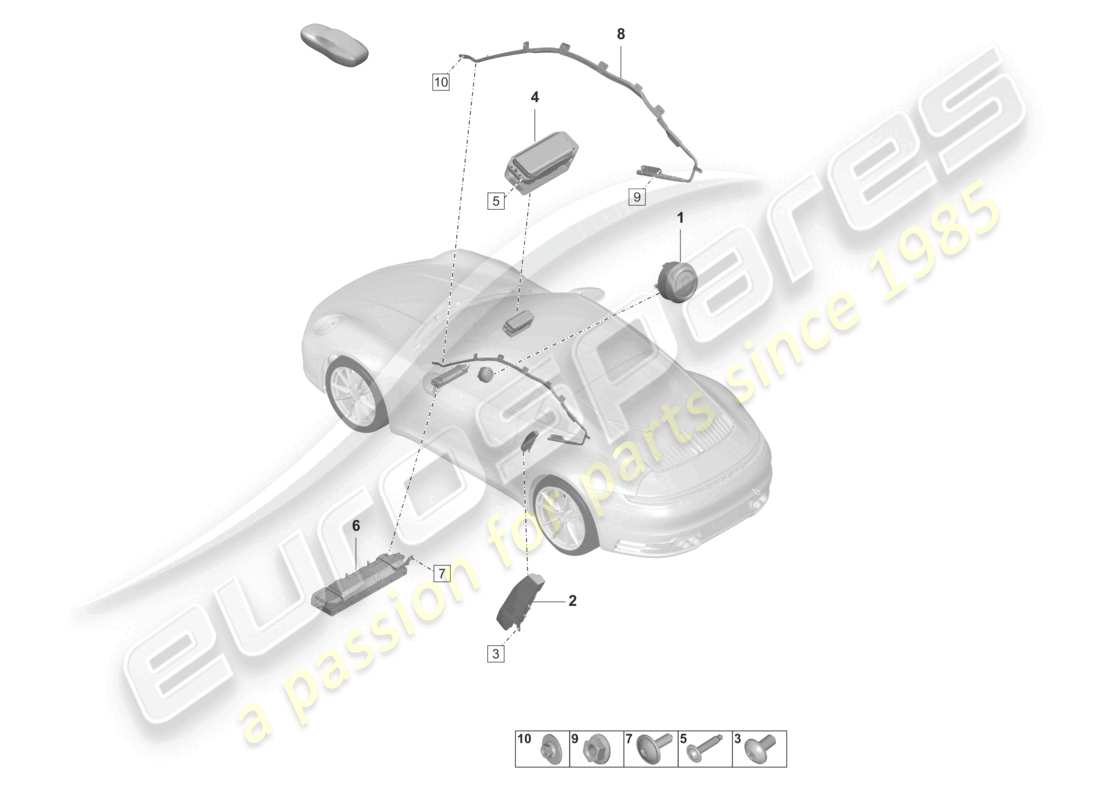 teilediagramm mit der teilenummer 992880241l