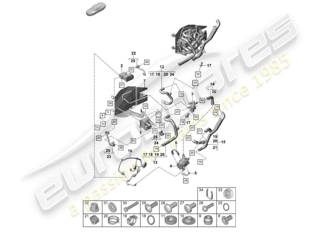 teilediagramm mit der teilenummer n90316801