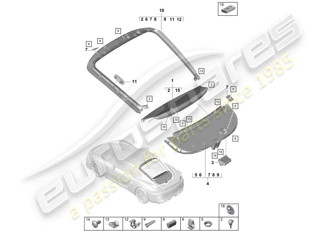 teilediagramm mit der teilenummer 981555191001e0