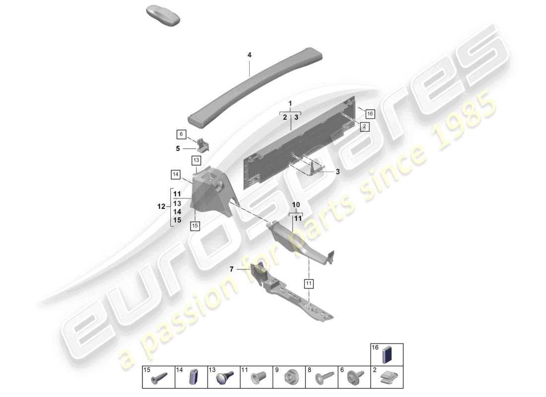 teilediagramm mit der teilenummer 992864049