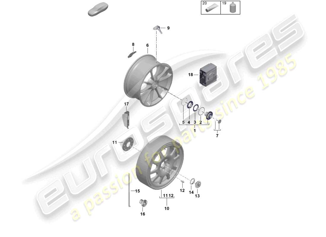 teilediagramm mit der teilenummer 992 601 009 b
