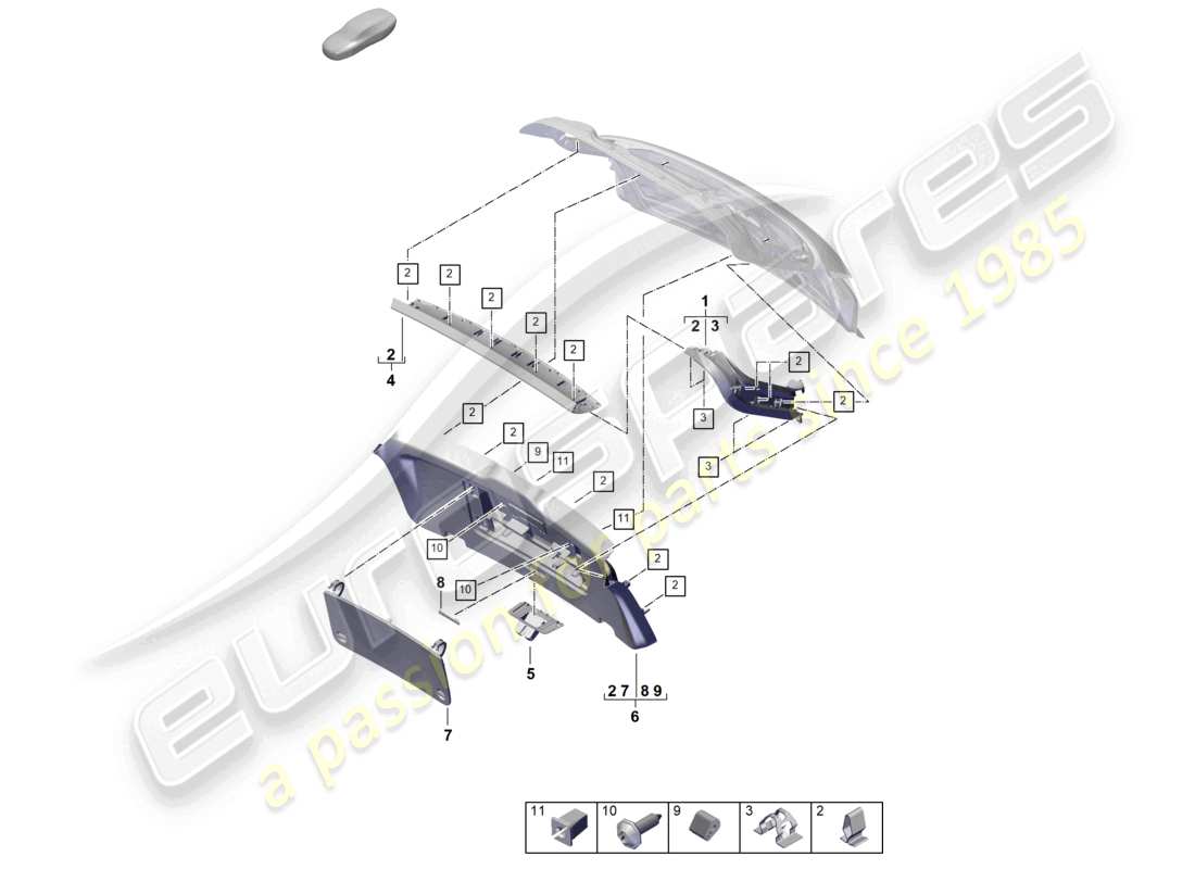 teilediagramm mit der teilenummer 9y0867926b 1e0