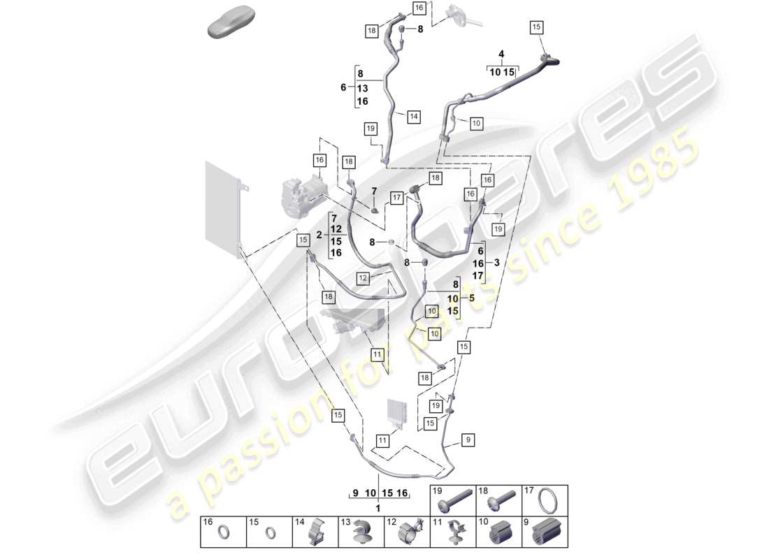 teilediagramm mit der teilenummer n91097201