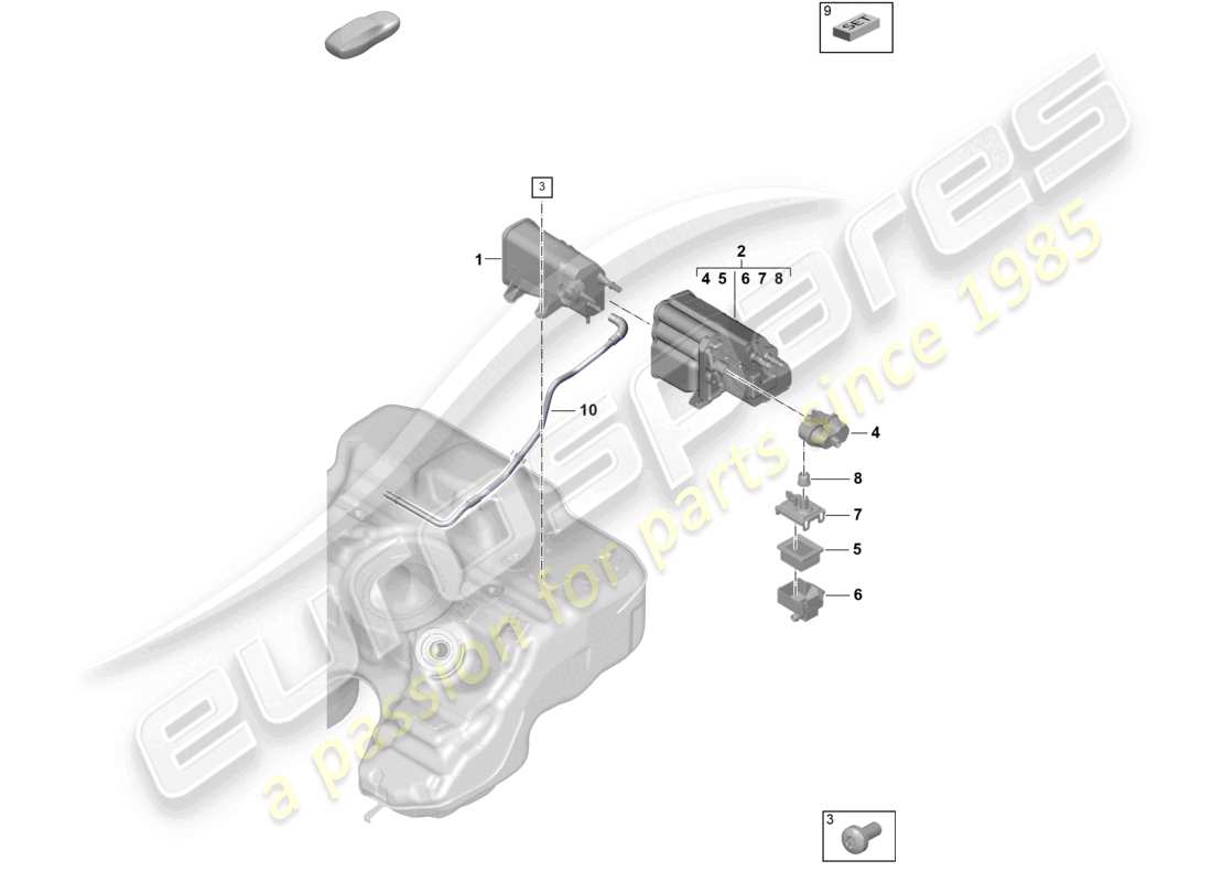 teilediagramm mit der teilenummer 992201164