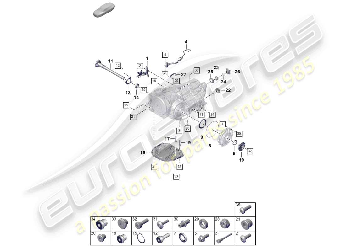 teilediagramm mit der teilenummer paf009390a