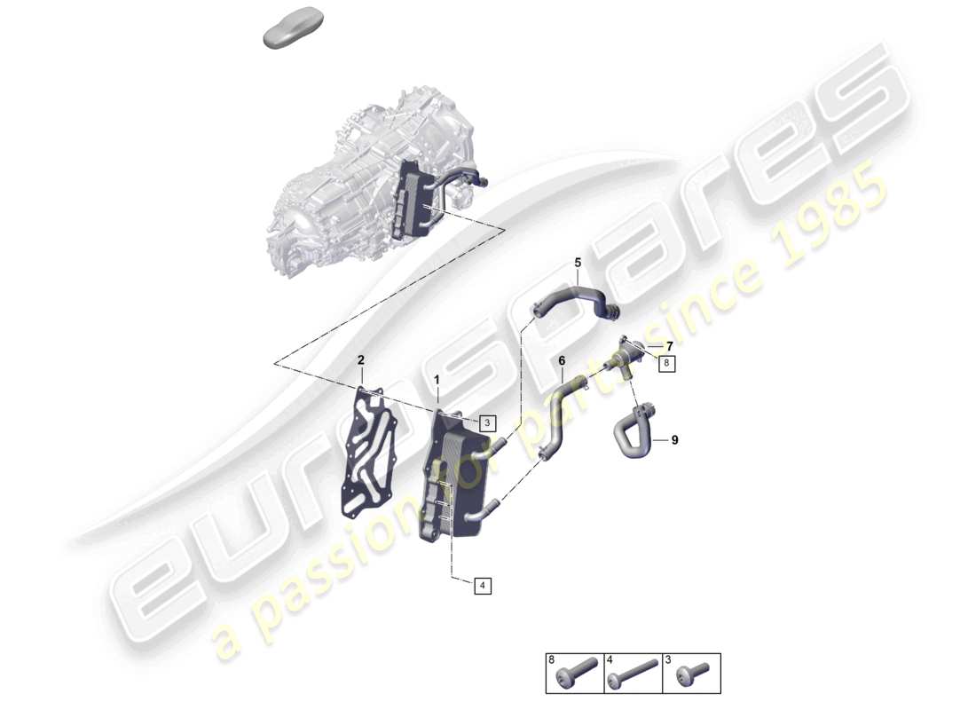teilediagramm mit der teilenummer paf009497