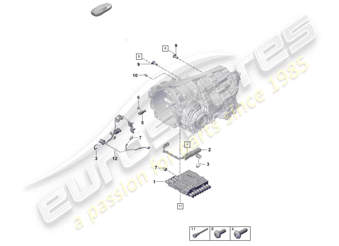 teilediagramm mit der teilenummer 9a703532100